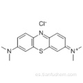 Fenotiazin-5-io, 3,7-bis (dimetilamino) -, cloruro (1: 1) CAS 61-73-4